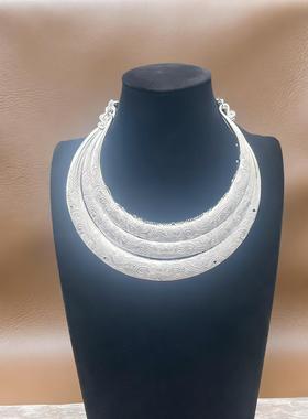 仿苗银民族风大项圈演出饰品