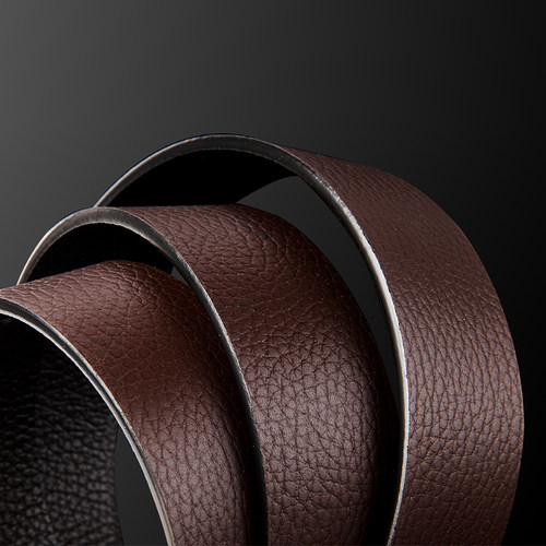 Yarloks/雅乐士男士牛皮革皮带3.5cm带身双面荔枝纹 PDL2204系列 - 图0