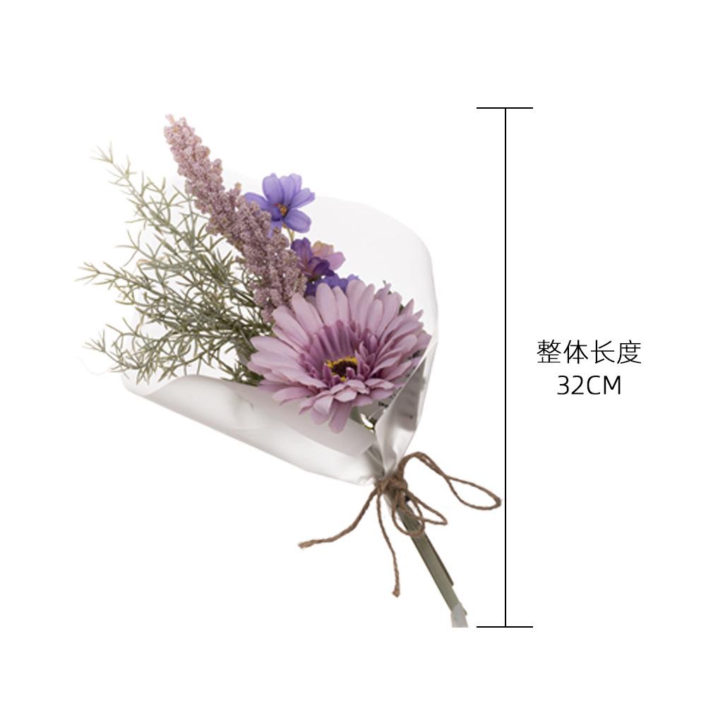 装饰花假花安卉小束仿真花家居设计婚庆手捧花束墙饰CF01097