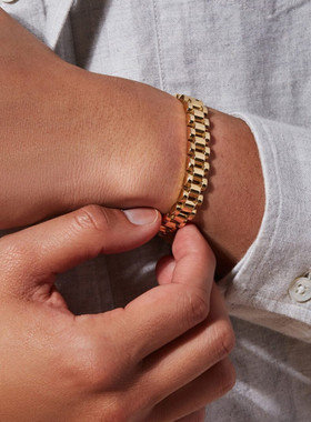 欧美跨境ins钛钢手链不锈