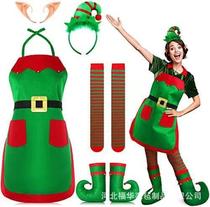 Cross-border New Felt Christmas Elf Shoes Christmas Socks Holiday Mall Supermarket Atmosphere Dress Up Props