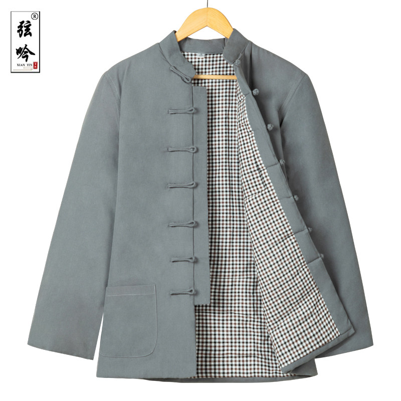 盘扣老式棉衣服 弦吟唐装