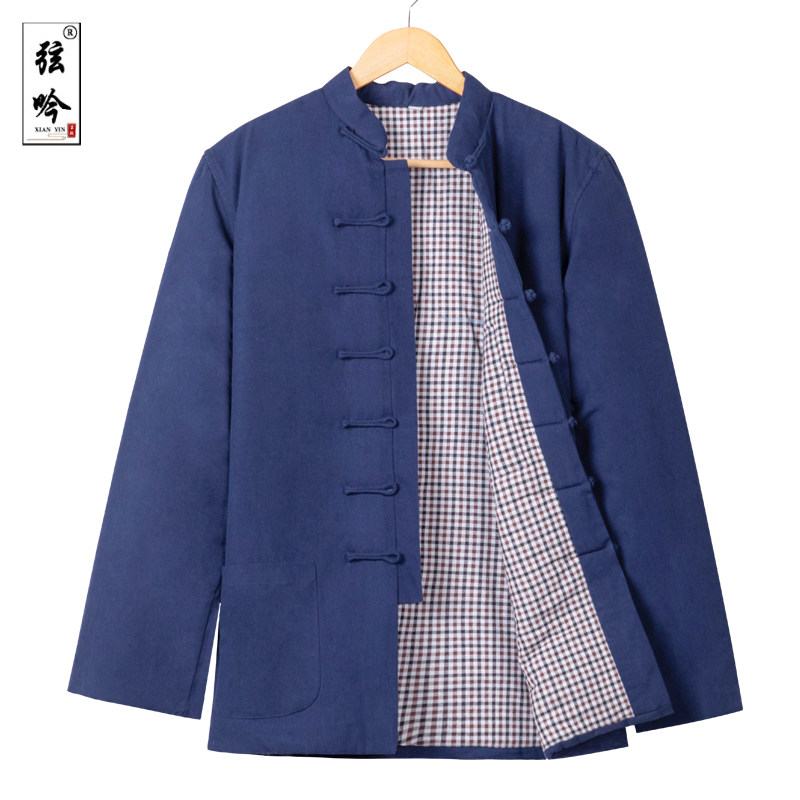 盘扣老式棉衣服 弦吟唐装