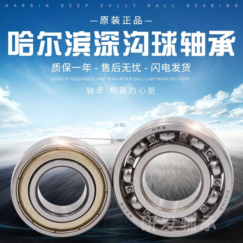 HRB哈尔滨轴承6316 6317 6318 6319 6320 6322 6324 6326 RS ZZ N - 图2
