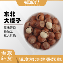 Fresh wild iron Ridge original taste thin leather opening large hazelnut nut 500g Northeastern special Pine Nuts snacks Snack Bagel