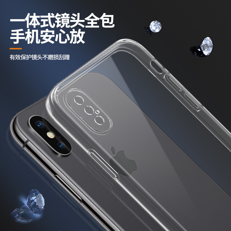 适用苹果x手机壳iPhonexr新款xsmax透明硅胶iPhonexs保护套iPhone全包防摔iPhonex软外壳iphonexsmax超薄ipxs - 图1