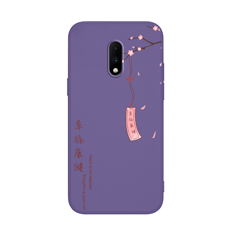 平安喜乐适用一加7手机壳GM1900新款oneplus7硅胶1十7保护套一加七1+7男女防摔one磨砂plus新年1加7软钢化膜-图3