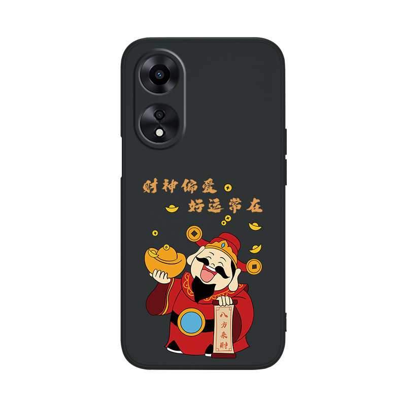 财神适用oppoA58手机壳A58X新款oppo5G硅胶PHJ110opa套oppophj财神爷oppa发财软opopa585g男0pp0女opρoa78ⅹ - 图1