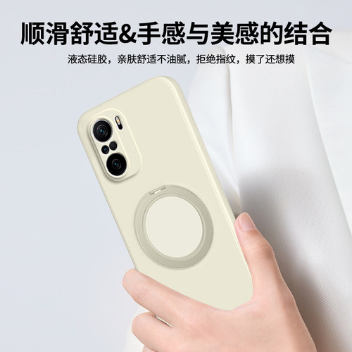 适用红米K40手机壳RedmiK40Pro小米新款Redmi硅胶k40pro+套pro十k4o支点壳带支架全包防摔por男女p磁吸看外壳 - 图3