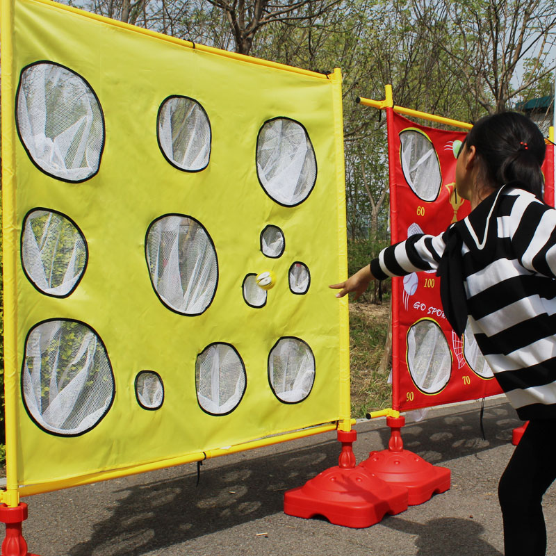 丢沙包投掷网布盘儿童投球玩具六一年会活动感统训练拓展游戏道具 - 图3