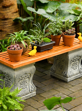 庭院民宿新中式风墩子造景摆件