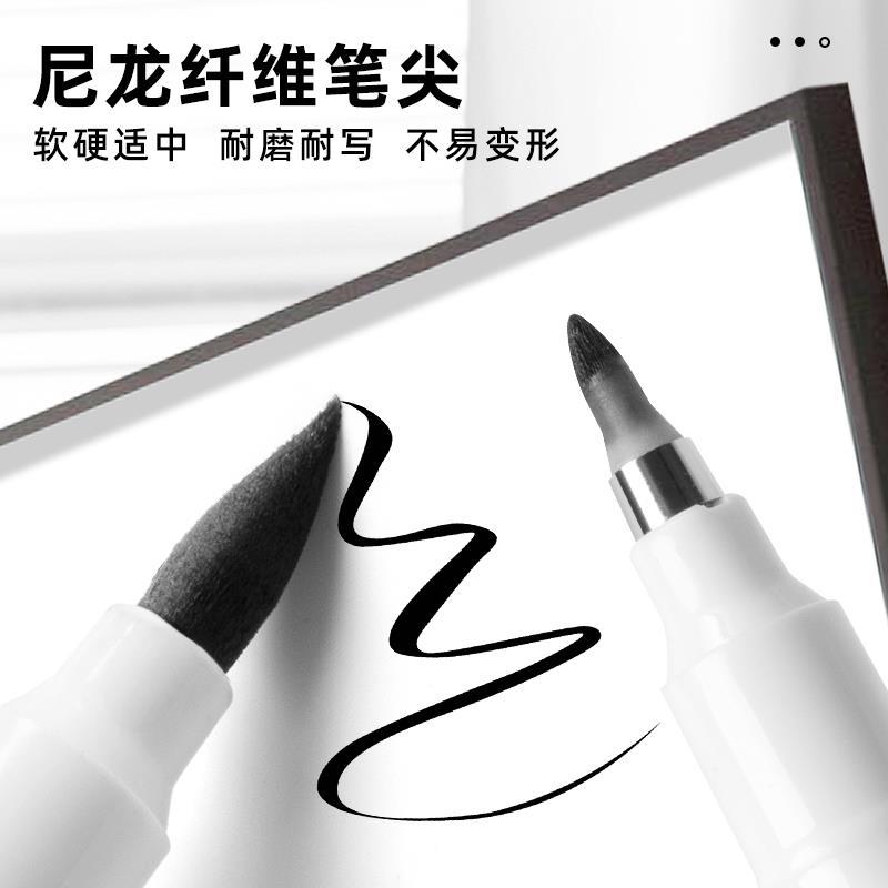 秀丽笔书法专用自带笔锋软笔小楷初学者练字美术签名签字笔书法笔便携大中小楷细毛笔软头练字字帖勾线笔防水 - 图2