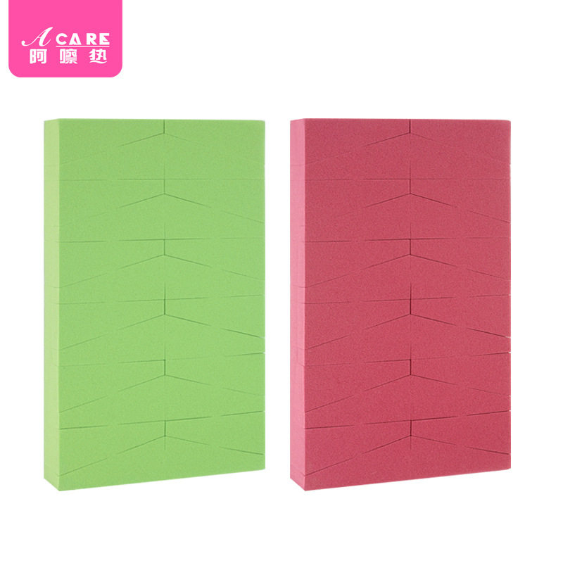 粉扑D1pq801-三角粉扑24切一次性海绵干湿两用气垫粉底液上妆用化,淘宝优惠券,粉丝福利购,淘宝优惠卷