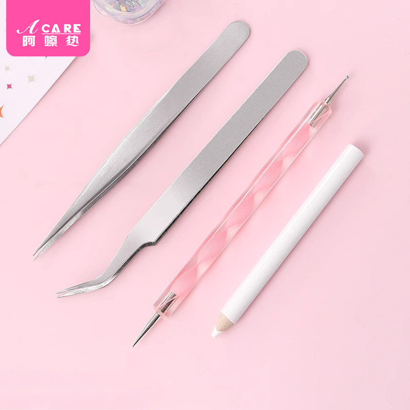 美甲笔刷/点钻B1pq801-点钻笔镊子粘钻蜡笔铅笔点珠指甲笔初学易,淘宝优惠券,粉丝福利购,淘宝优惠卷