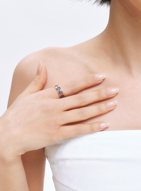 ClassybyCH 银饰 珠汐浮游系列 乐章·AriaFlux 戒指 轻奢送礼