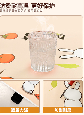 桌面贴纸翻新自粘桌子防水防油