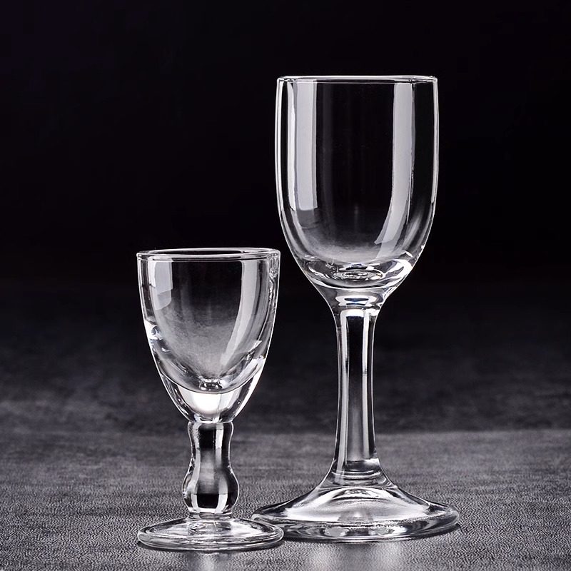 白酒杯一口杯家用玻璃小号酒杯高脚杯子弹杯套装商用logo定制酒具,淘宝优惠券,粉丝福利购,淘宝优惠卷