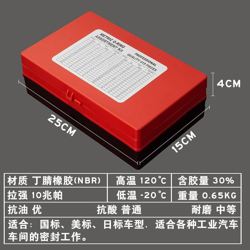 适用O型圈修理盒密封圈 密封件 O型橡胶圈丁腈胶0型圈修理盒 耐 - 图2