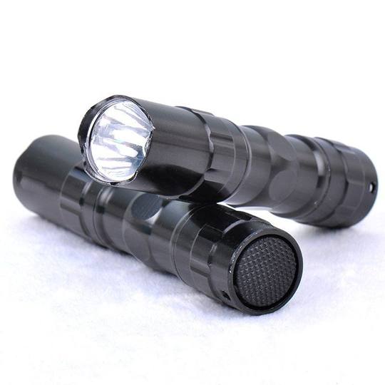 Car waterproof flashlight LED strong light flashlight Mini hand pressure small flashlight LED flashlight Gift box