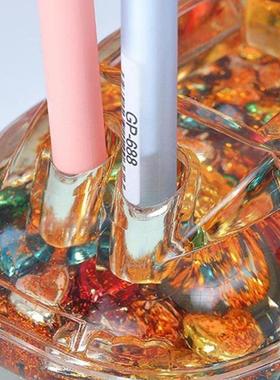 创意塑料汽车笔插入油学生办公用品老师同学朋友节日礼物奇特笔筒