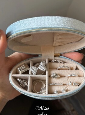 【精致主义】首饰盒项链戒指收纳盒耳钉耳环饰品珠宝盒复古便携女