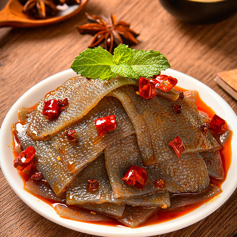 火锅素毛肚减低解馋卡脂麻辣味魔芋爽辣条零食夜宵小吃休闲即食品