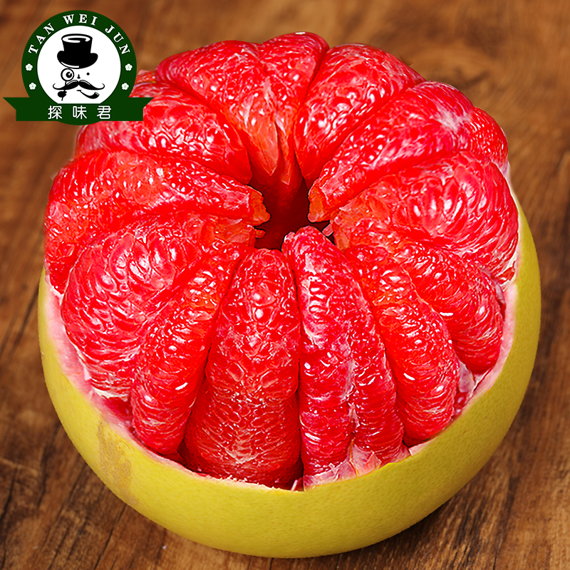 福建红心柚子10斤蜜柚当季新鲜水果时令葡萄三红肉叶琯溪整箱包邮 - 图3