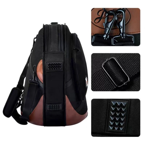 Связанные круговые батонные музыкальные пакеты с портативными мешками толстые губчатые трубные пакеты все -In -Circle Circle Case