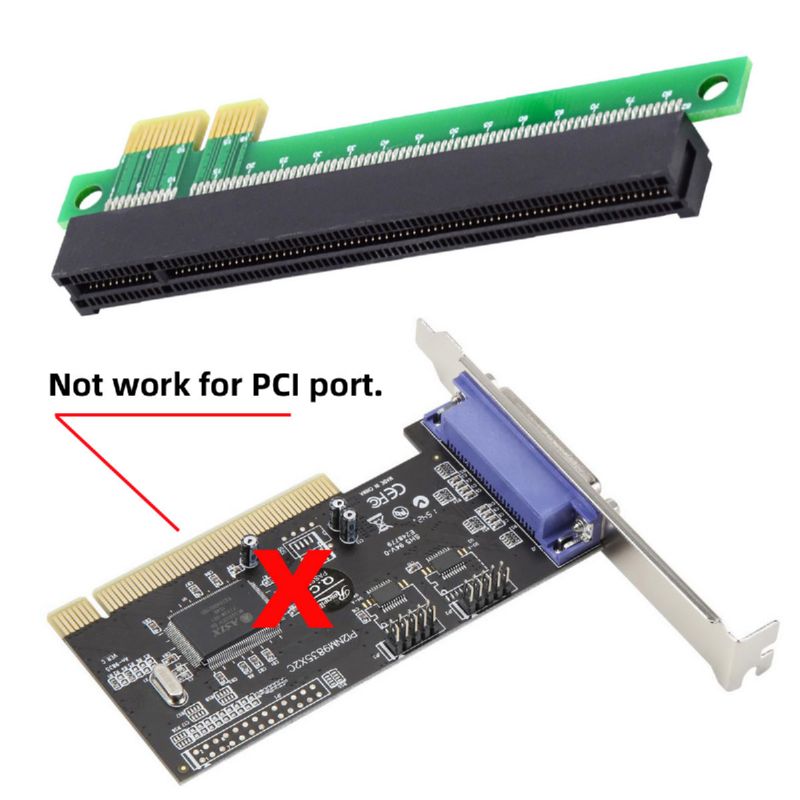 NGFF增高卡显卡延长转接PCIE1X转16X卡pcie x1转x16板pcie x1 X4-图3