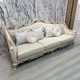 American light luxury solid wood carved sofa, European palace high-end solid wood three-seat sofa, imperial concubine living room combination