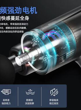 筋膜枪震动按摩器男女按摩枪专业级肌肉放松器高档振动电动按摩棒