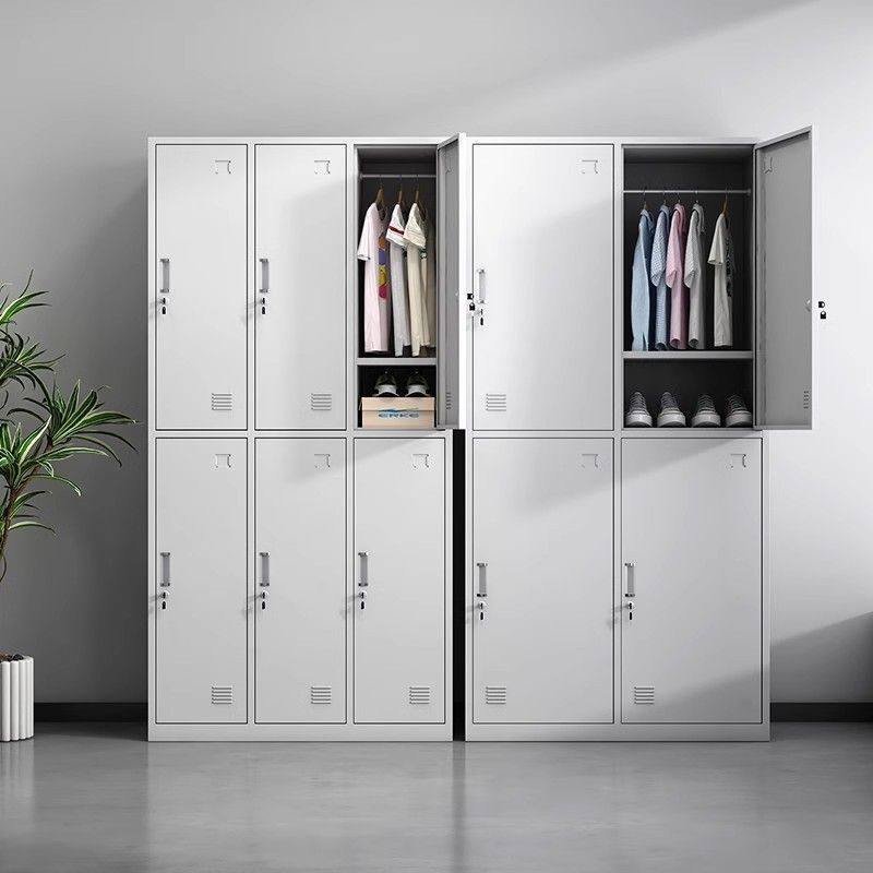 钢制更衣柜员工柜宿舍铁皮储物柜健身房浴室衣柜工厂车间鞋柜碗柜,淘宝优惠券,粉丝福利购,淘宝优惠卷