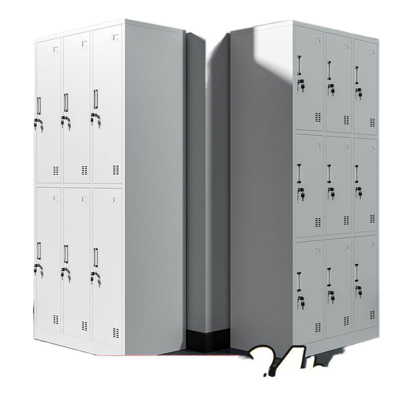 更衣柜铁皮柜员工宿舍六门储物柜带锁健身房浴室换衣柜子鞋柜碗柜,淘宝优惠券,粉丝福利购,淘宝优惠卷