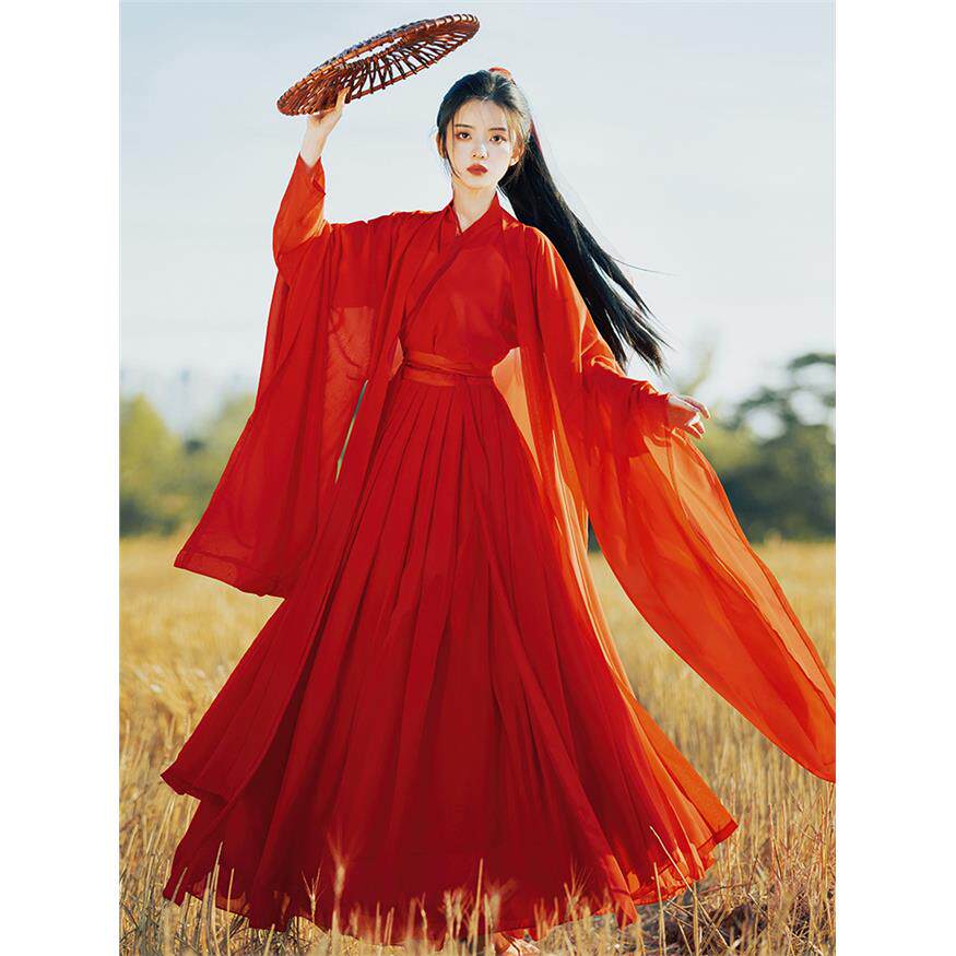 Original Hanfu Women 2026 New Red