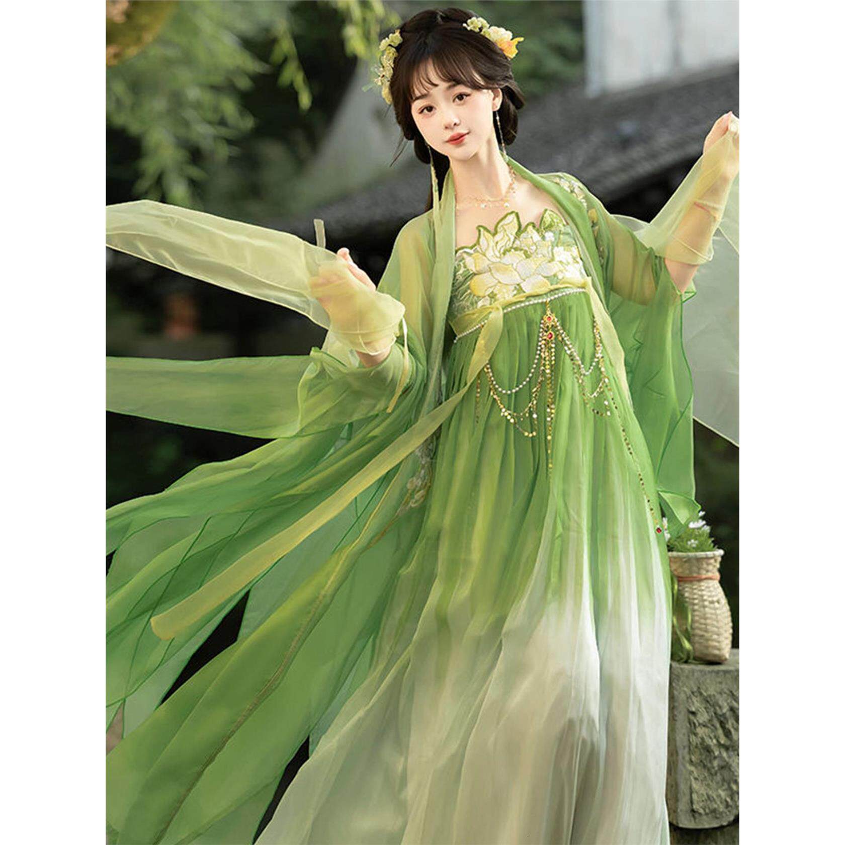 Original Hanfu women's 2026 new chest-length clothing