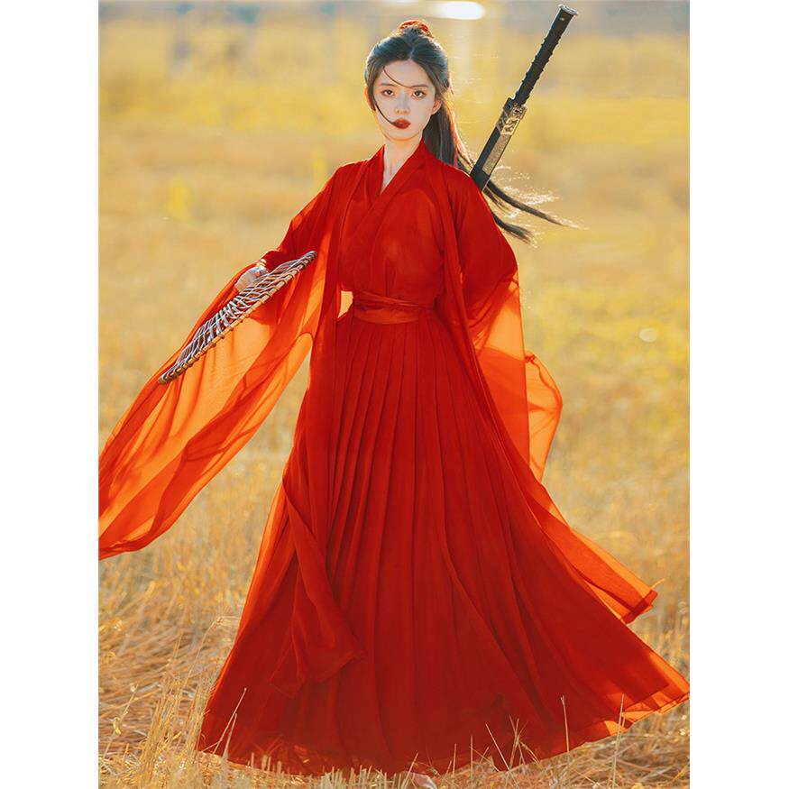 Original Hanfu Women 2026 New Red