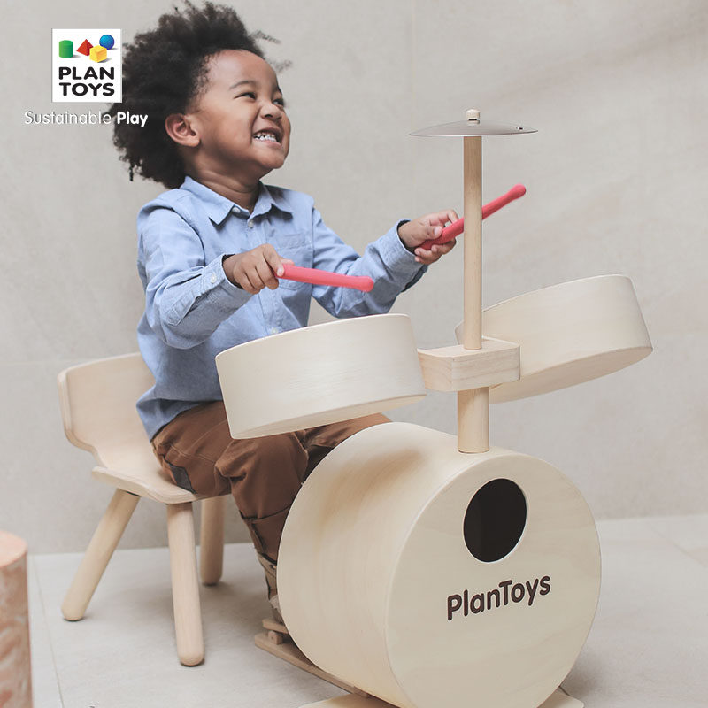 【21年新品】进口plantoys音乐玩具 plantoys玩具架子鼓