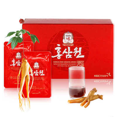 韩国正官庄高丽参元红参液50ml*10条