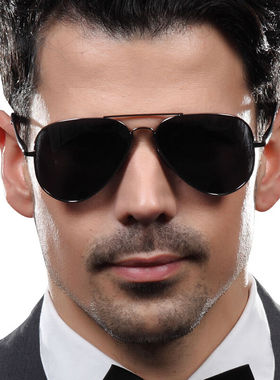 帕杰斯(PARJUST)太阳镜男款日用偏光防炫目驾驶镜司机男士夜用墨