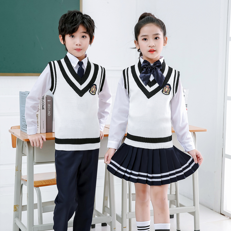 中小学生大合唱团服装儿童诗歌朗诵比赛表演服幼儿校服元旦演出服-图1