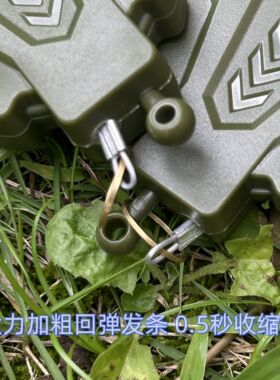 【当天发货】户外专用钢丝钥匙扣全自动回弹防丢可控钢丝