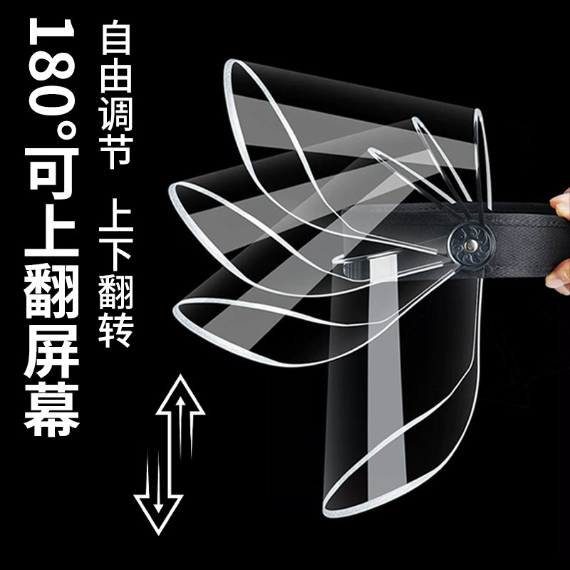 遮雨帽骑行电动摩托车防雨防风面罩高清男女护全脸外卖透明挡雨帽,淘宝优惠券,粉丝福利购,淘宝优惠卷