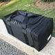 Free shipping black back bag, front transport bag, running bag, portable bag, left behind bag, waterproof handbag
