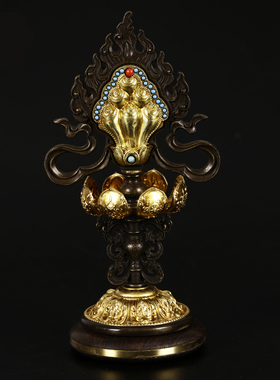 慧宝黄铜佛堂桌面摆件