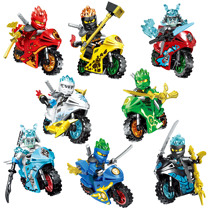 Compatible Phantom Ninja 11th Season Little Mans Motorcycle Assembled Building Blocks Kai Boy Toy Lloyd