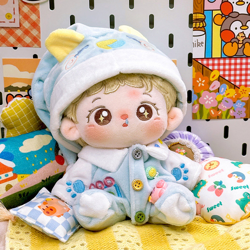 20cm娃衣小熊睡衣现货棉花娃娃衣服10cm公仔换装衣服正版原创可爱,淘宝优惠券,粉丝福利购,淘宝优惠卷