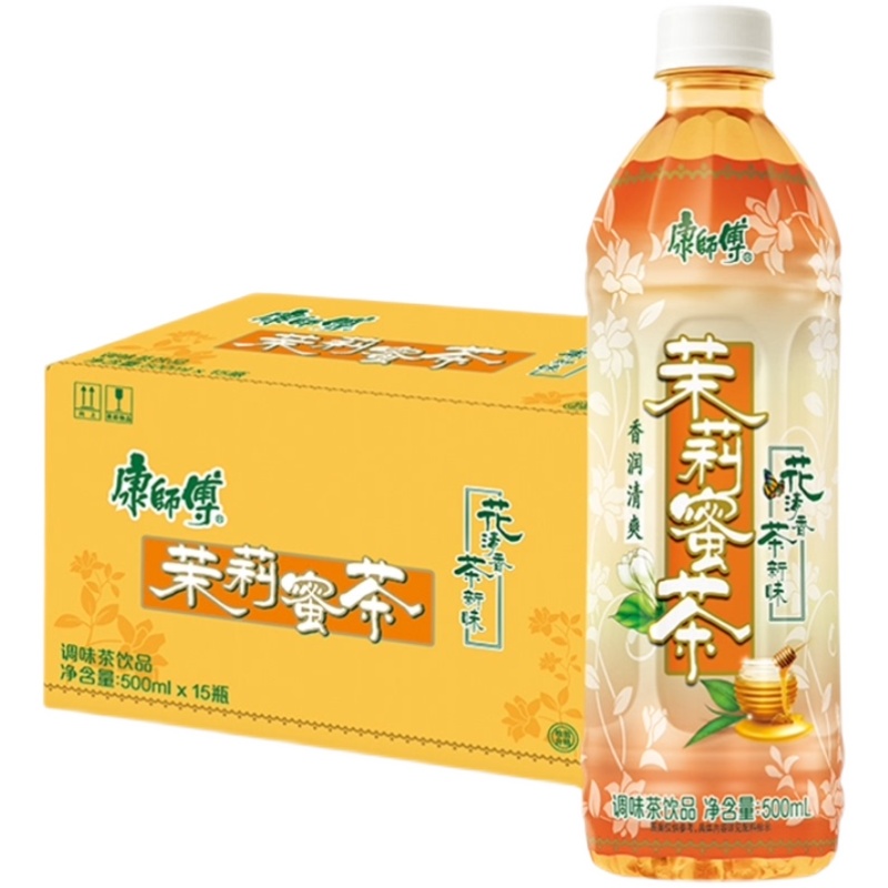 康师傅茉莉蜜茶500mL*15瓶装整箱清茶柚茶茉莉花茶饮料宅家囤货 - 图3