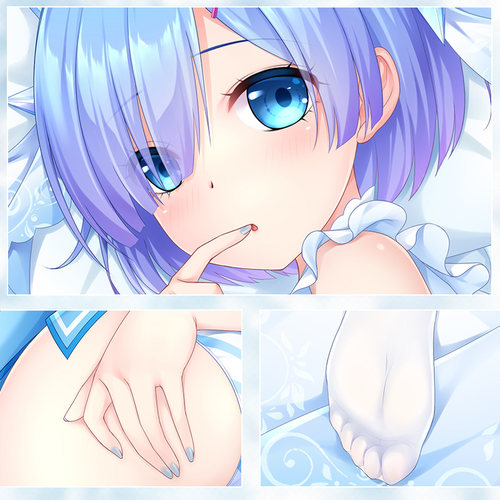 Hmakura从零开始异世界生活蕾姆等身抱枕雷姆动漫周边等人靠枕头 - 图0