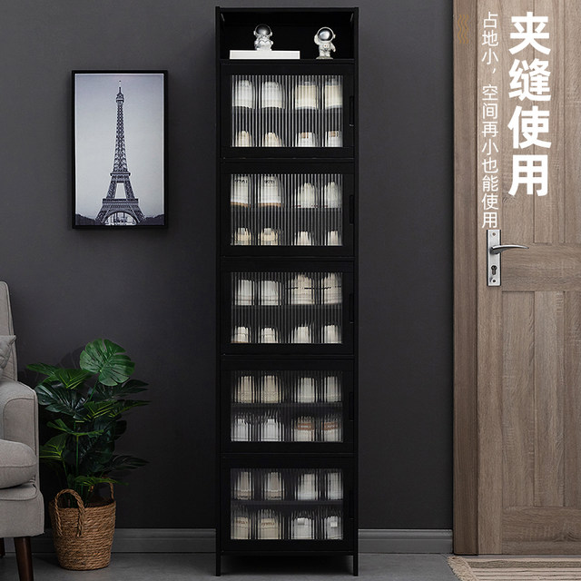 The door of Tianzhi Hongzhu shoe cabinet is simple and easy to use in home shoe rack
