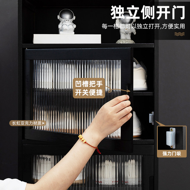 The door of Tianzhi Hongzhu shoe cabinet is simple and easy to use in home shoe rack